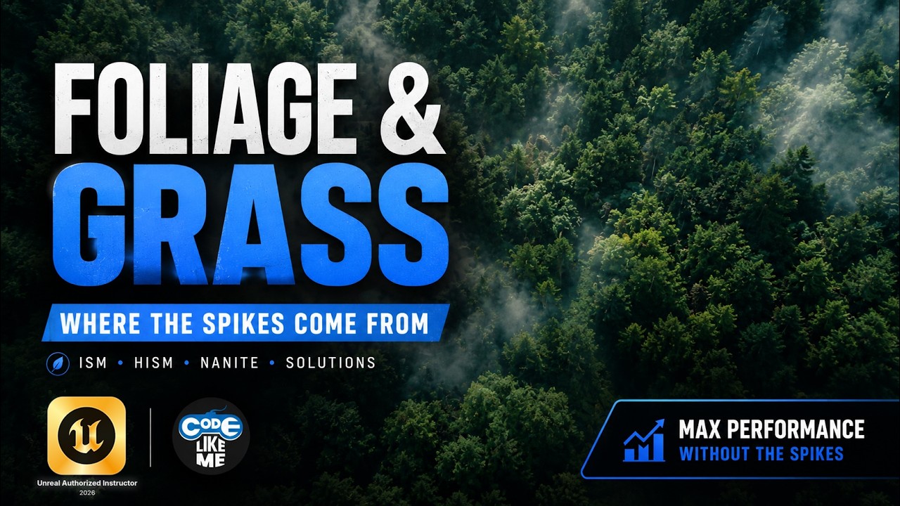 UE5 Foliage & Grass Performance &mdash; ISM vs HISM, Nanite, and Spike-Free Streaming