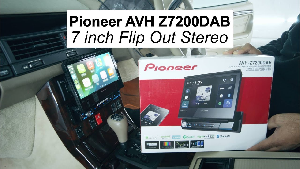 Pioneer AVH-Z7200DAB – 7-дюймовая стереосистема с откидным экраном | Встроенная, Фархэм, Хэмпшир