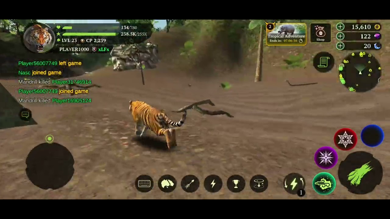 Tiger game level up 24 . #tiger#gaming#from#youtube 