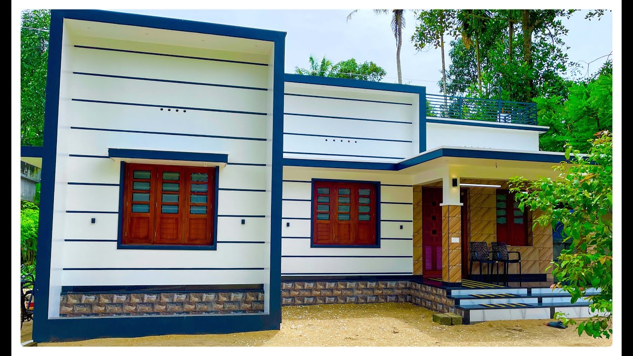 14 ലക്ഷത്തിന് നിർമ്മിച്ച  3 ബെഡ്‌റൂം വീട് | 1113 Sq Ft Home at 6 Cent Plot | Home pictures