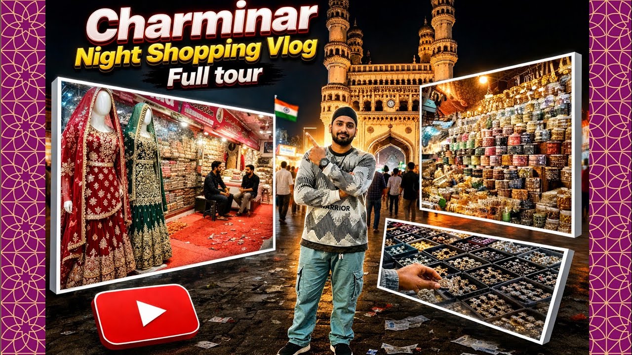 Charminar Night Market: The Ultimate Eid Shopping Experience! 🌙✨