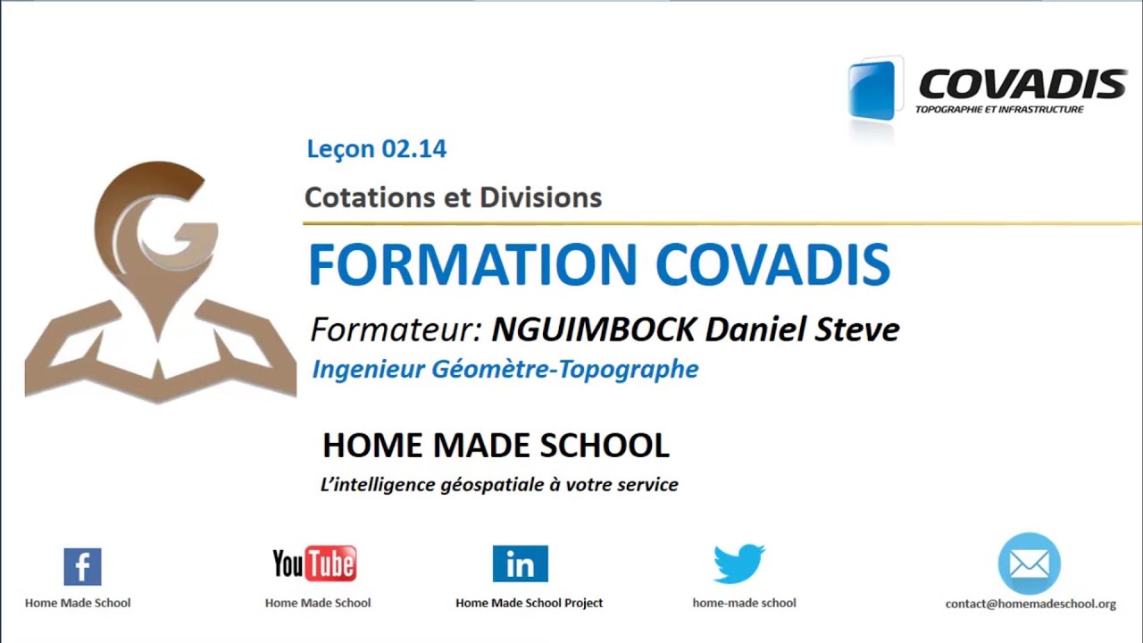 Formation Covadis 2D : Cotation et Divisions de Surfaces