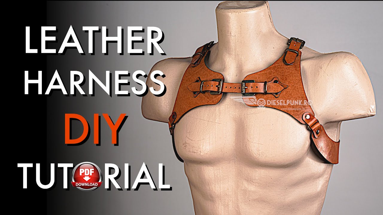 Leather Body Harness Tutorial and Pattern Download