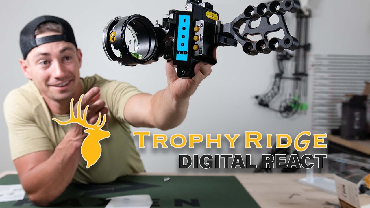 Распаковка Trophy Ridge Digital React — цифровая лента прицела
