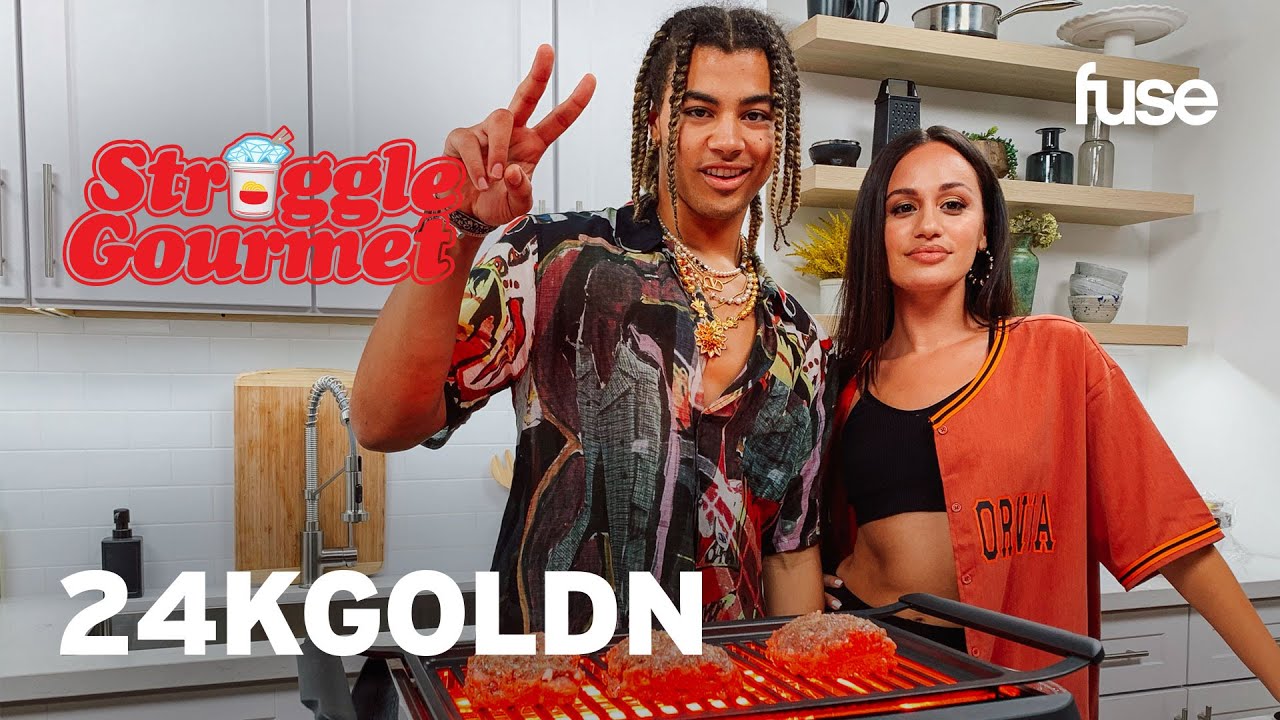 24KGoldn Upgrades Basic Ground Beef Into A $257 Meatloaf | Struggle Gourmet | Fuse