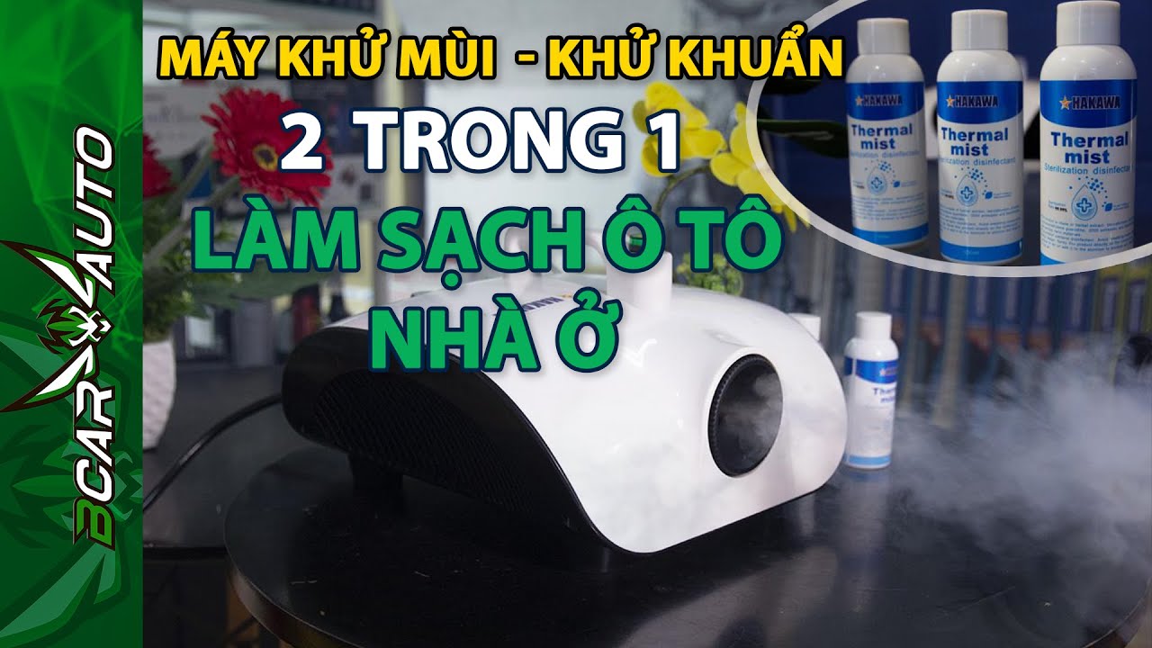 Máy Khử Mùi Diệt Khuẩn Ô Tô | Sản Phẩm 2 Trong 1 | Vừa Sử Dụng Cho Oto Vừa Cho Nhà Ở || Bcar Auto