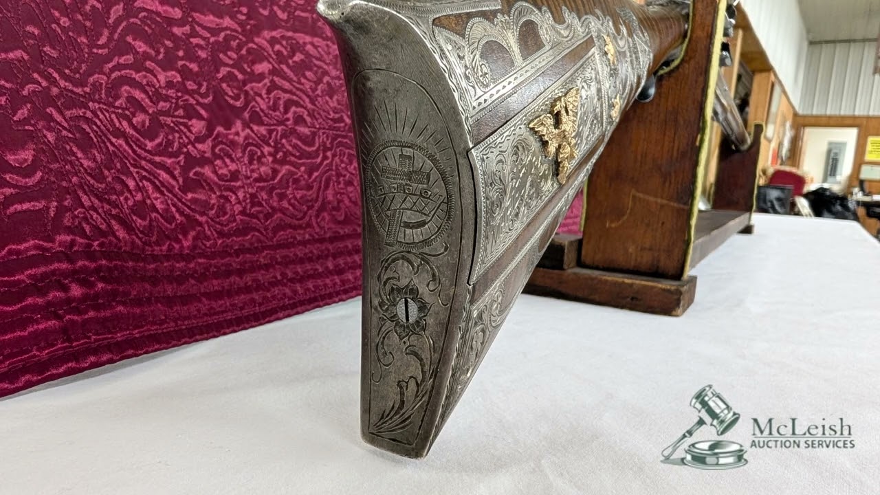 Cecil Brooks presentation rifle. Soon up for auction.