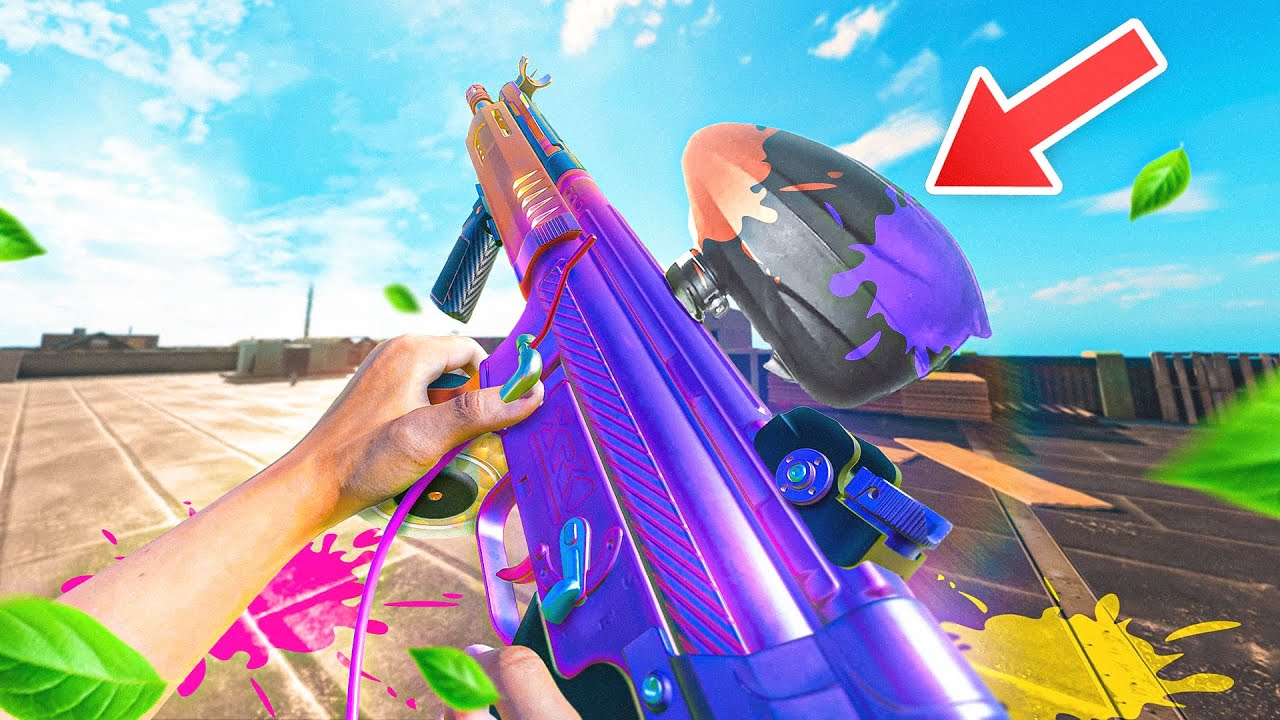 Warzone's New PAINTBALL GUN made Streamers Report me for CHEATING 😂