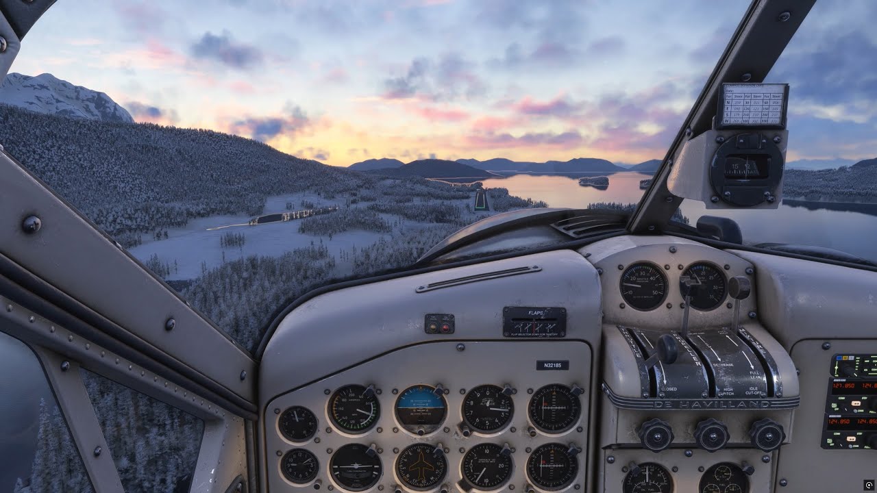 Alaska Bush Pilot | Short Flight to Tatitlek | Cockpit Ambience ASMR