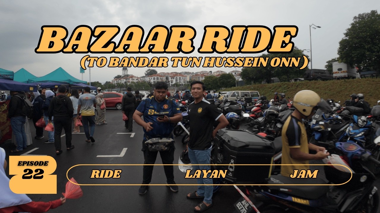 BAZAAR RIDE // TO BANDAR TUN HUSSEIN ONN / NINJA 250 / DJI OSMO ACTION 4