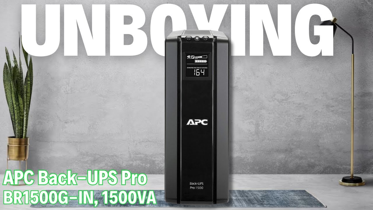 Обзор и распаковка ИБП APC Back-UPS Pro BR1500G 865 Вт: лучший ИБП для игрового компьютера