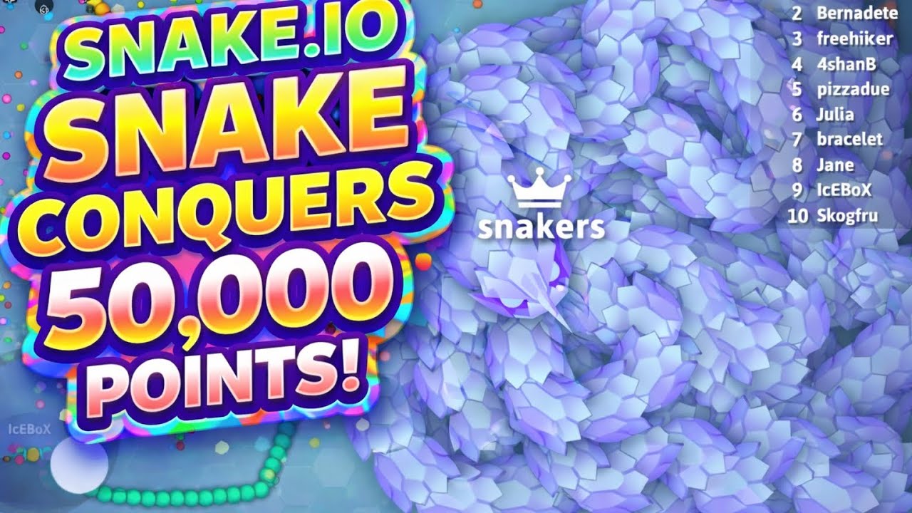 I Conquered Snake.io with 50,000 Points | snakers