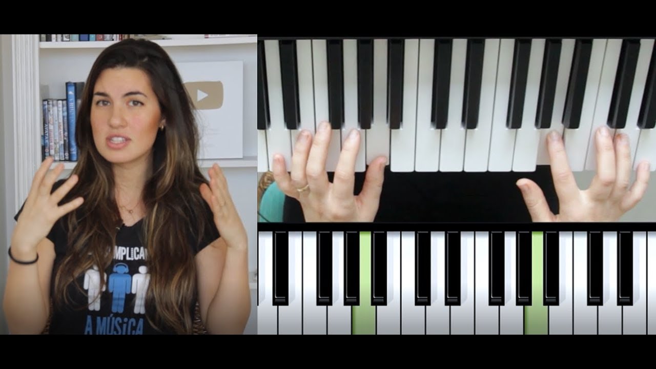 Independência das Mãos e baixo dos acordes (Aula de Teclado)