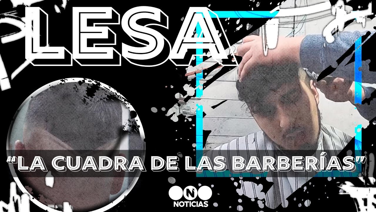 LESA y EL BOOM DE LAS BARBERÍAS EN EL CONURBANO  - Telefe Noticias
