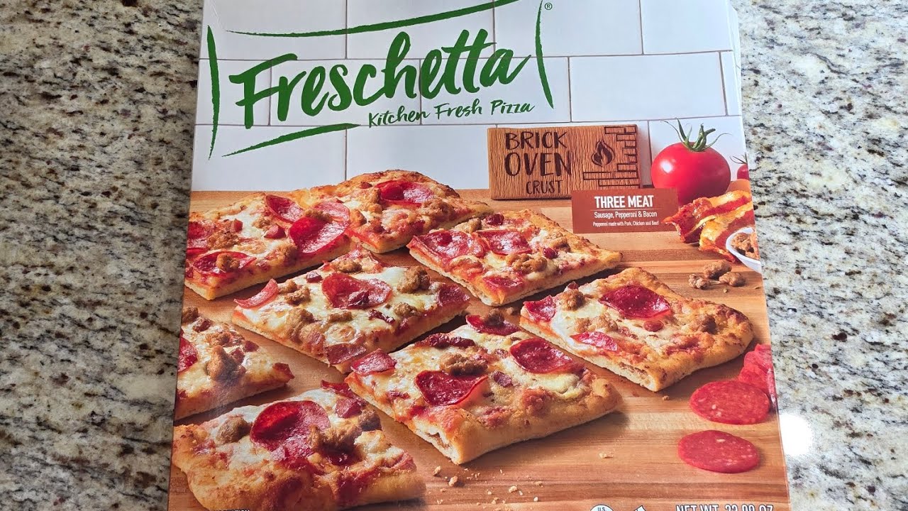 Freschetta Brick Oven Three Meat Pizza Review #pizzareview #pizzalover #pizza