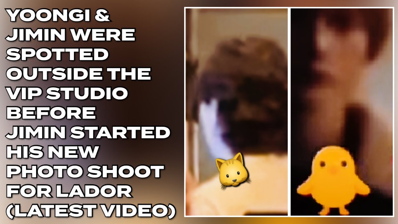 😱🔥Юнги и Чимин были замечены возле VIP-студии перед тем, как Чимин начал свою новую фотосессию дл...