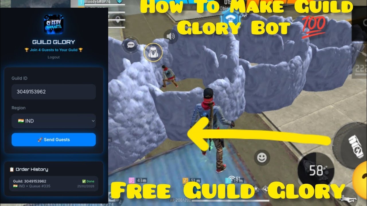 How to get free Guild Glory | Guild Glory Tricks | How To make Guild Glory Bot