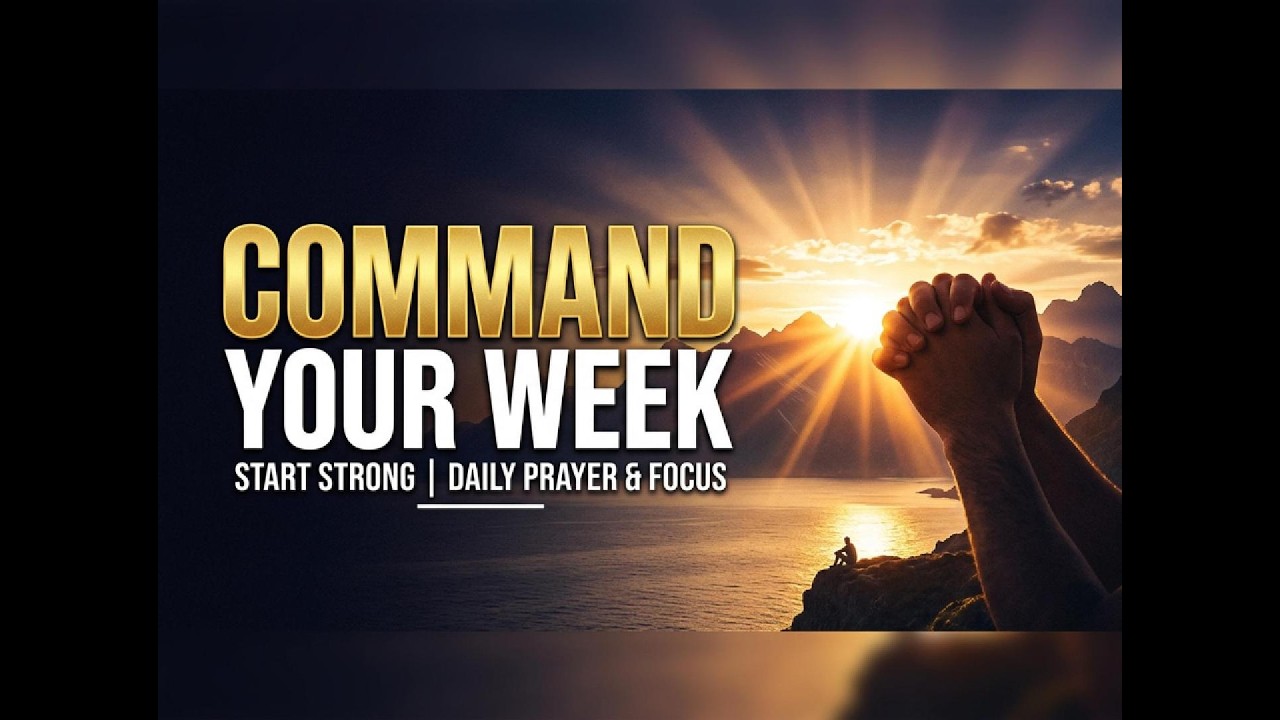 COMMAND YOUR WEEK WITH THIS POWERFUL PROPHETIC PRAYERS