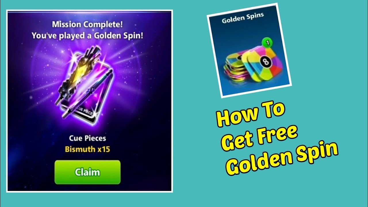 8 Ball Pool - How To Get Free Golden Spins - 10 Years Quest || #Itsharis8bp
