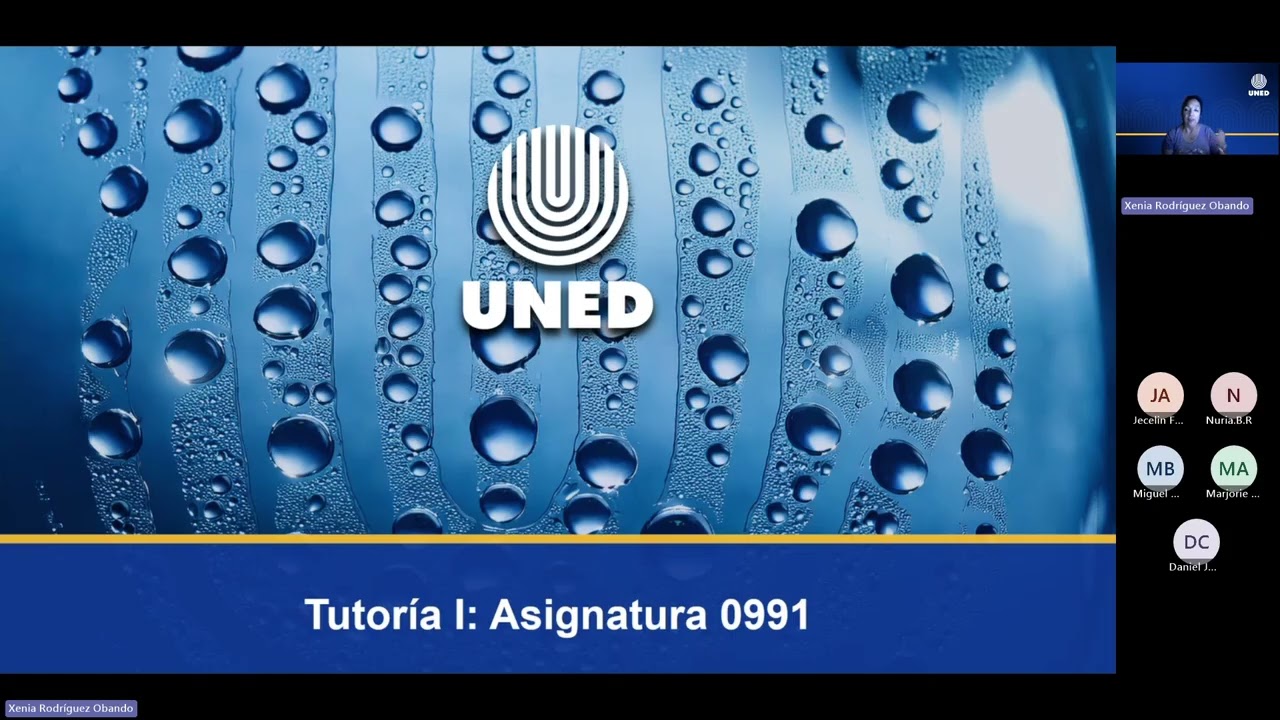 Tutoría #1. 00991. Aprendizaje y Cognición. Prof. Xenia Rodríguez 18-2-2026