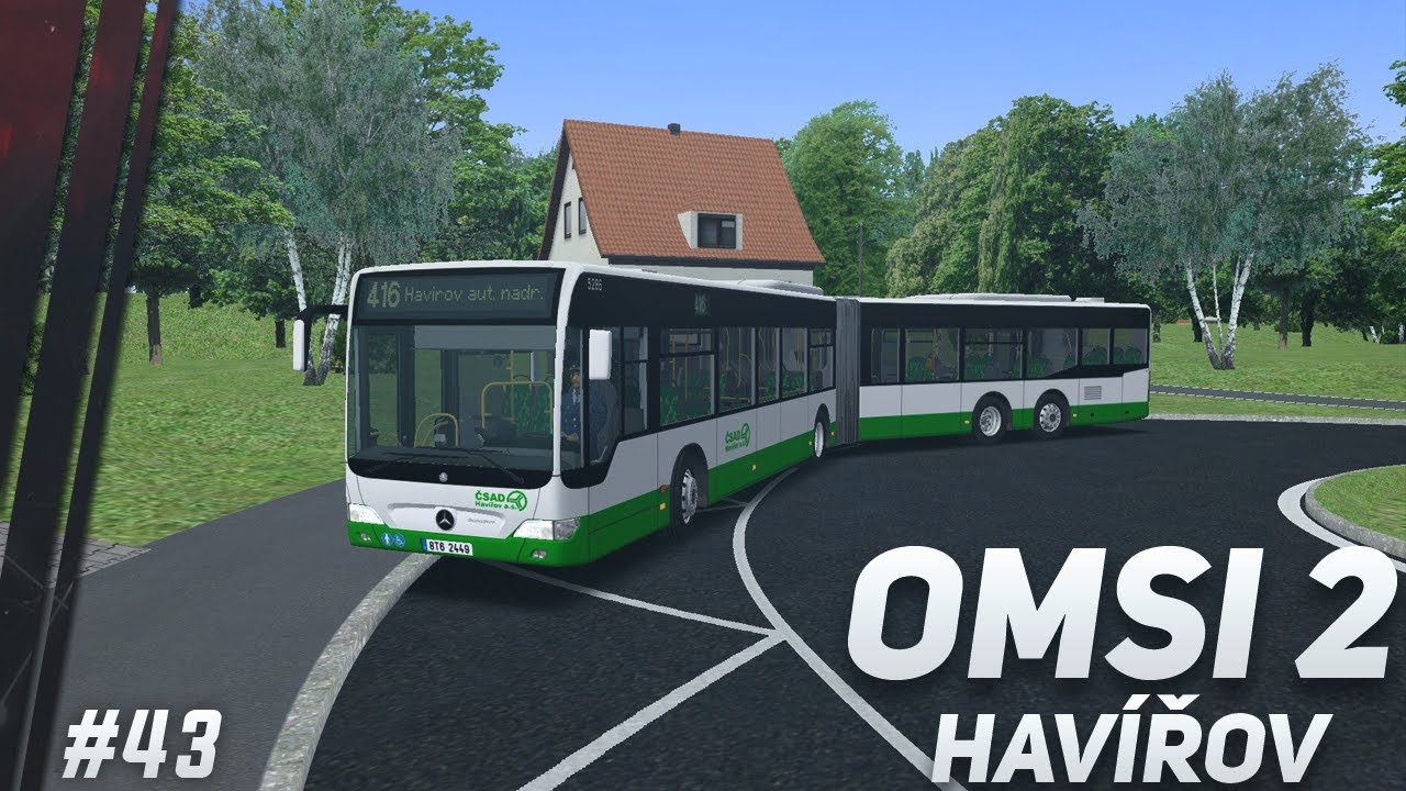 OMSI 2►MERCEDES-BENZ O530 GL FACELIFT CAPACITY►Havířov►Linka: 416►#43►FULL HD