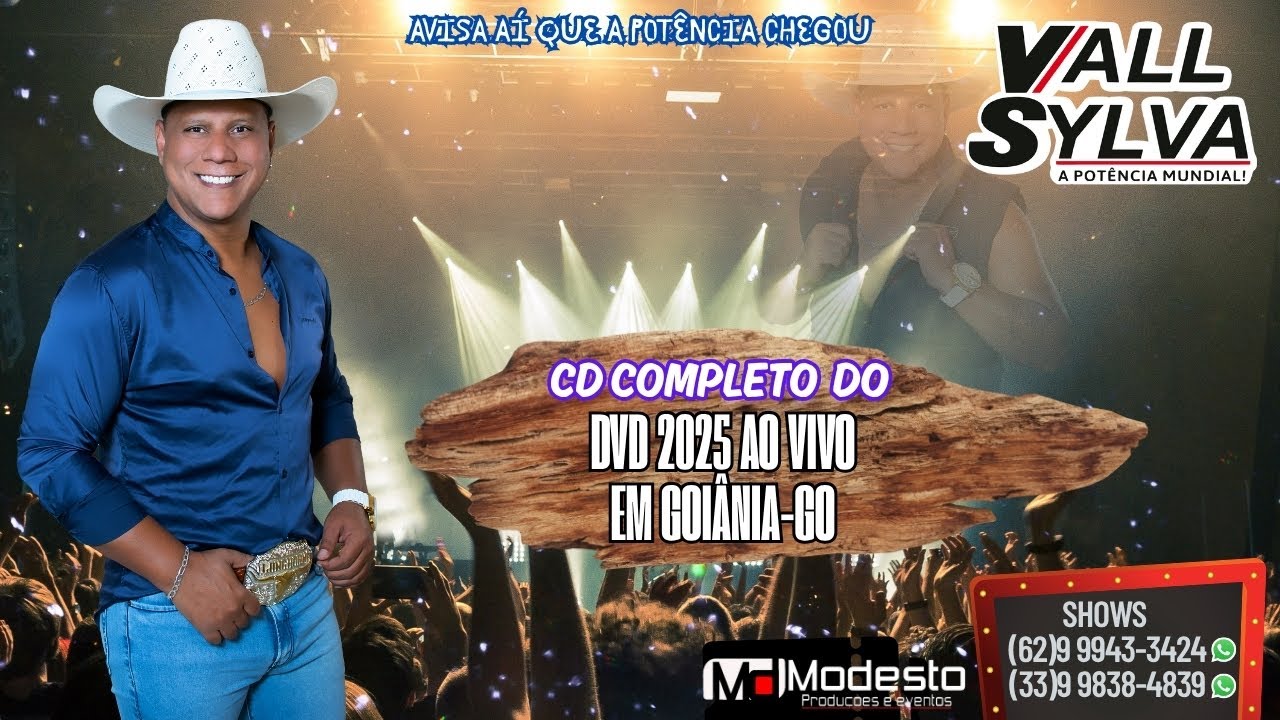 VALL SYLVA -CD DO DVD 2025 COMPLETO AO VIVO EM GOIÂNIA-GO(LINK PARA BAIXAR CD COMPLETO NA DESCRIÇÃO)