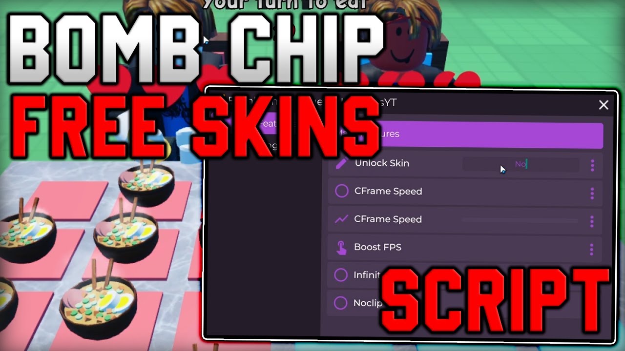 [💣NEW] Bomb Chip Script Auto Win & Free Skins (Roblox 2026)