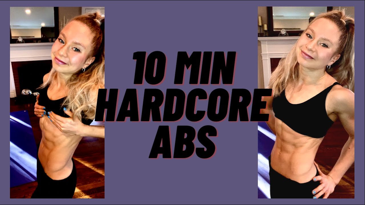 10 Minute HARDCORE Ab Workout // No Equipment
