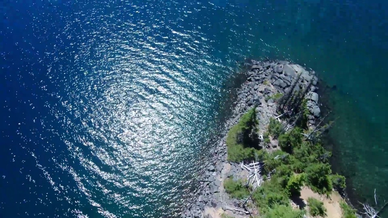 Waldo Lake from Drone