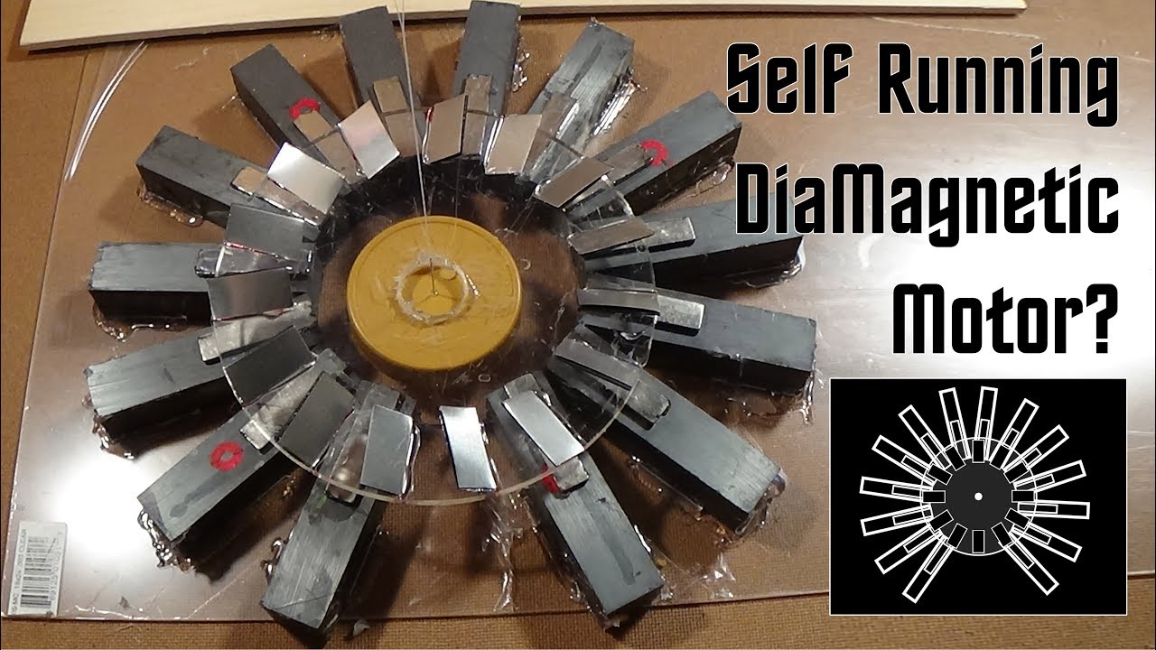Self Running, DiaMagnetic Motor?