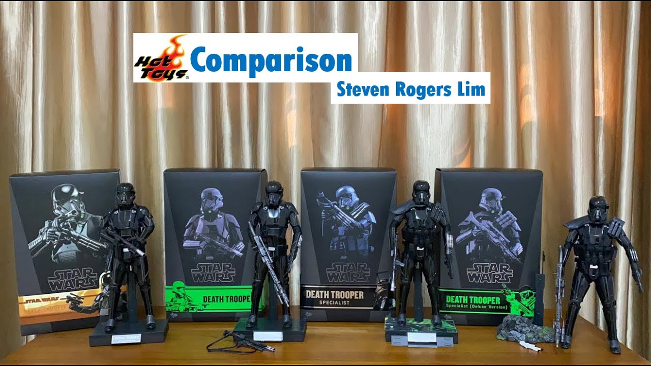 Hot Toys Comparison Death Trooper Specialist Deluxe MMS399 Star Wars Rogue One