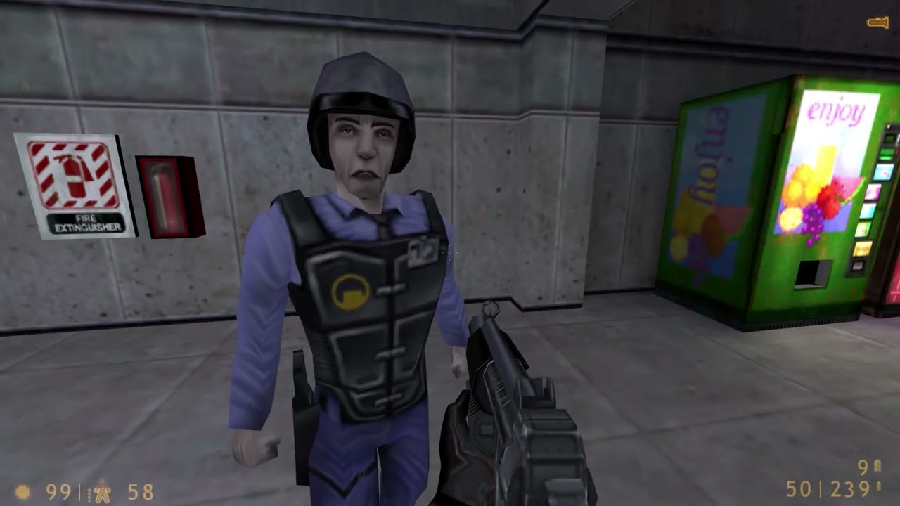 Half Life Longplay (Hard Difficulty)