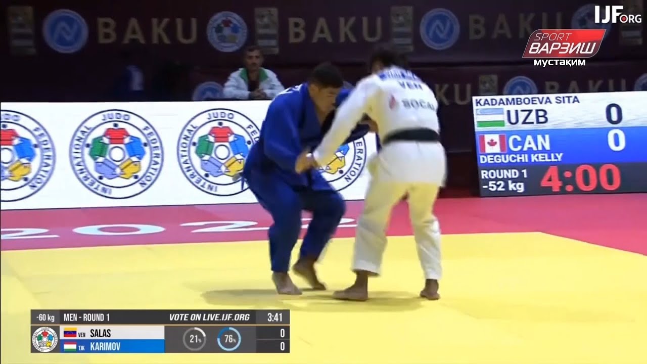 Рақобати Муслимбек Каримов (-60КГ) дар Baku Grand Slam 2022