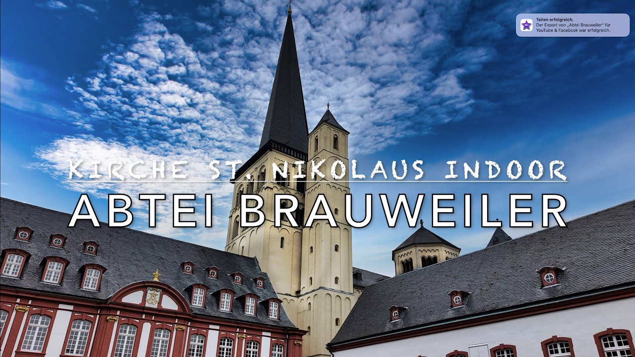 LVR-Kulturzentrum Abtei Brauweiler bei Köln - Große Abteikirche St. Nikolaus  Indoor Rundgang