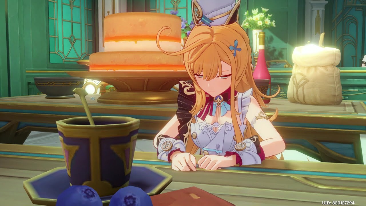 Escoffier barely clinging to consciousness for one minute [Genshin Impact / 原神]
