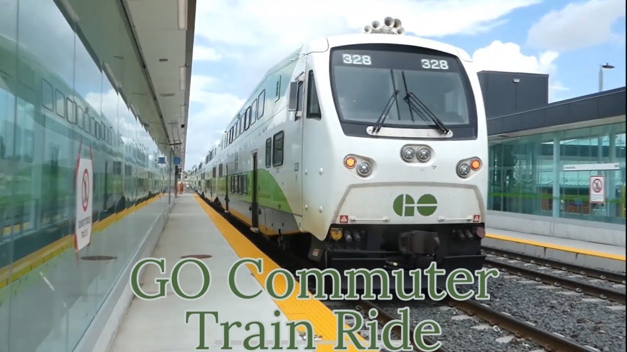 Toronto GO Commuter Train Ride From Union Station to Unionville 7/12/2022