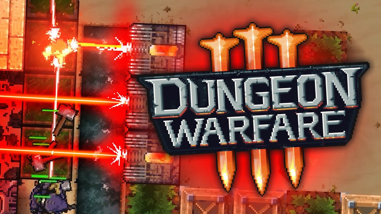 CAN ANYTHING DODGE THIS LASER GRID? - DUNGEON WARFARE 3 