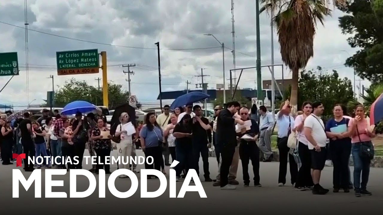 Largas filas en Ciudad Juárez por el crematorio donde hallaron 383 cuerpos | Noticias Telemundo