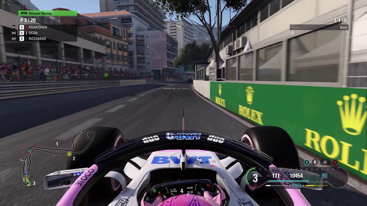 F1 2018 - Esteban Ocon - Monaco [Xbox One S Gameplay]