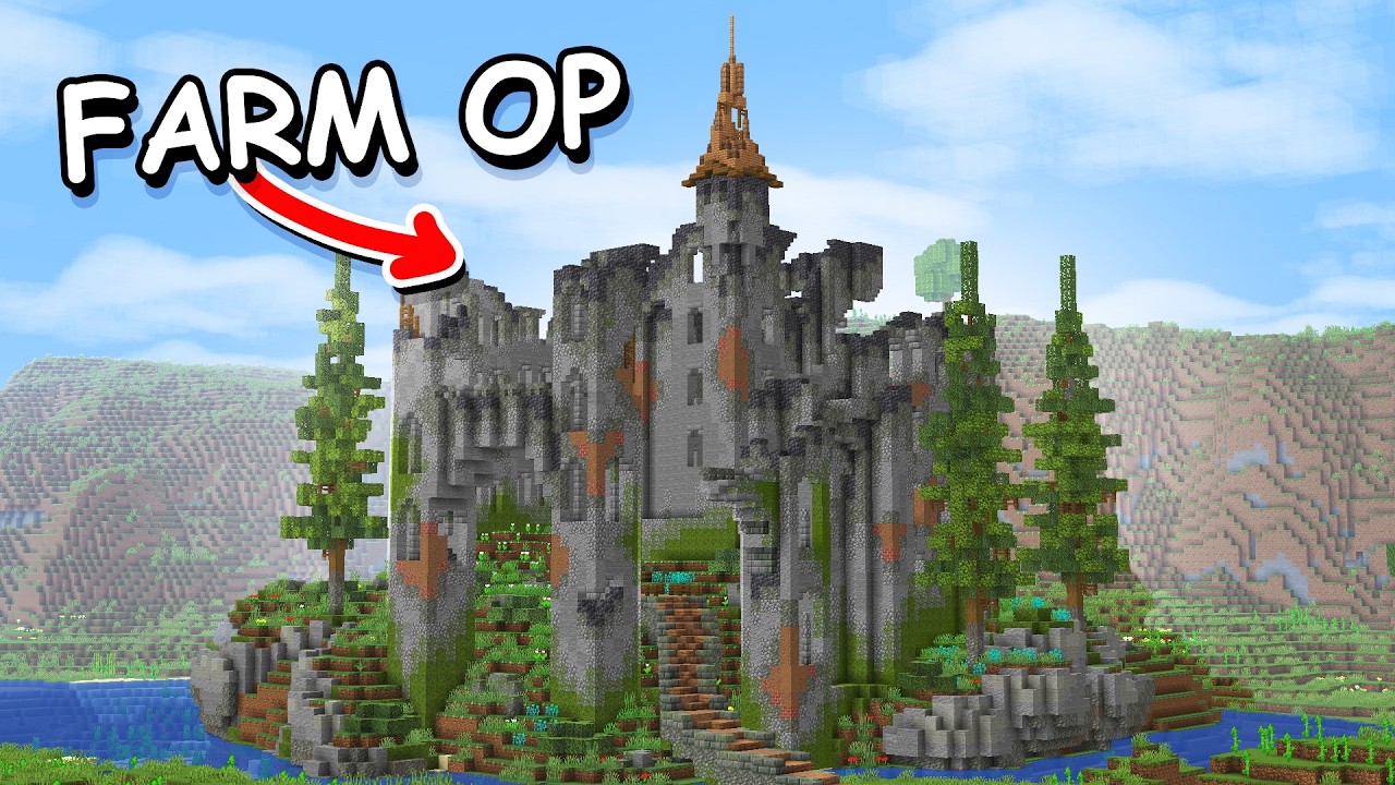 eu fiz a MELHOR CONSTRUÇÃO para minha FARM DE CREEPER...