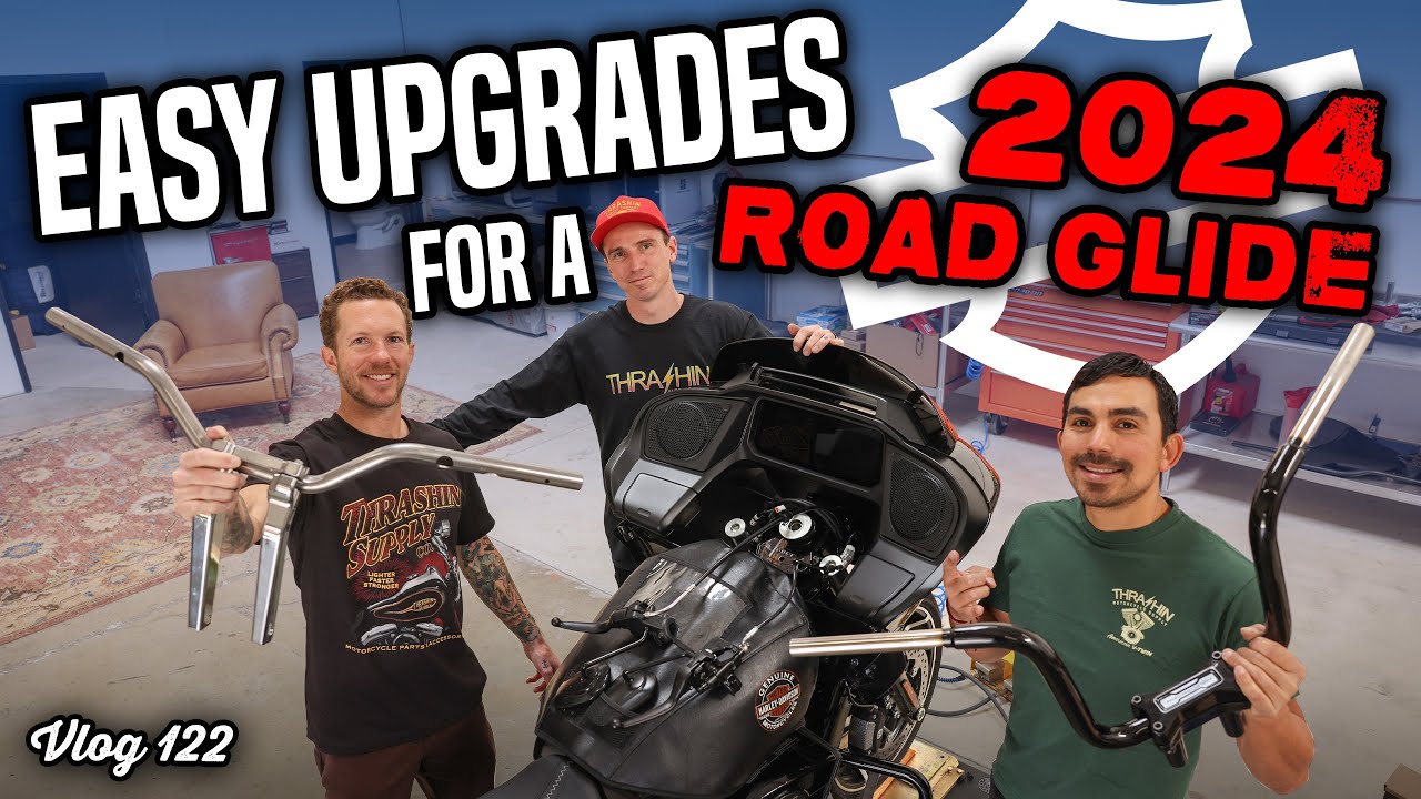 Fast & Easy Upgrades On A 2024 Harley Road Glide! - Vlog 122