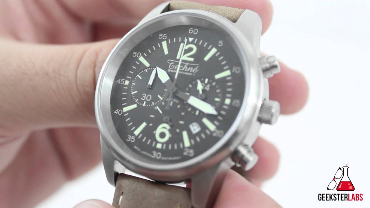 Techne Sparrow Hawk II Aviator Watch