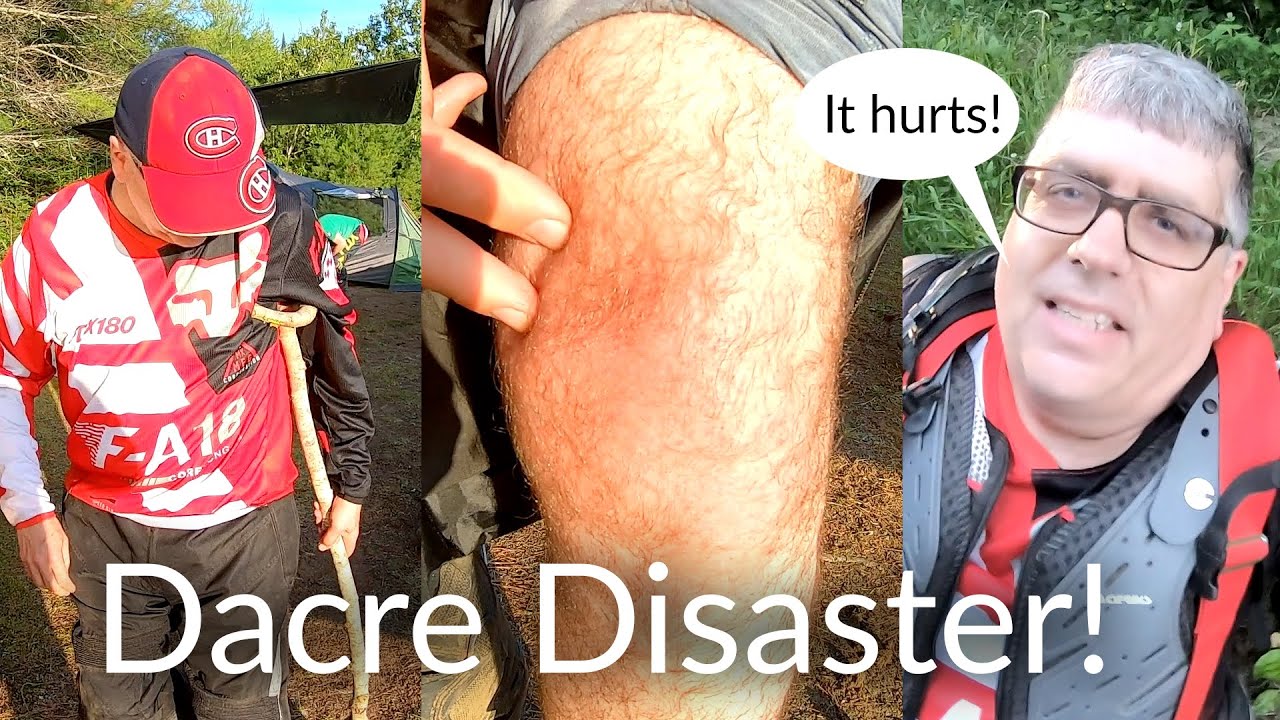 Dacre Disaster! BMW F800GS, Africa Twin and Husky 701 Fail.