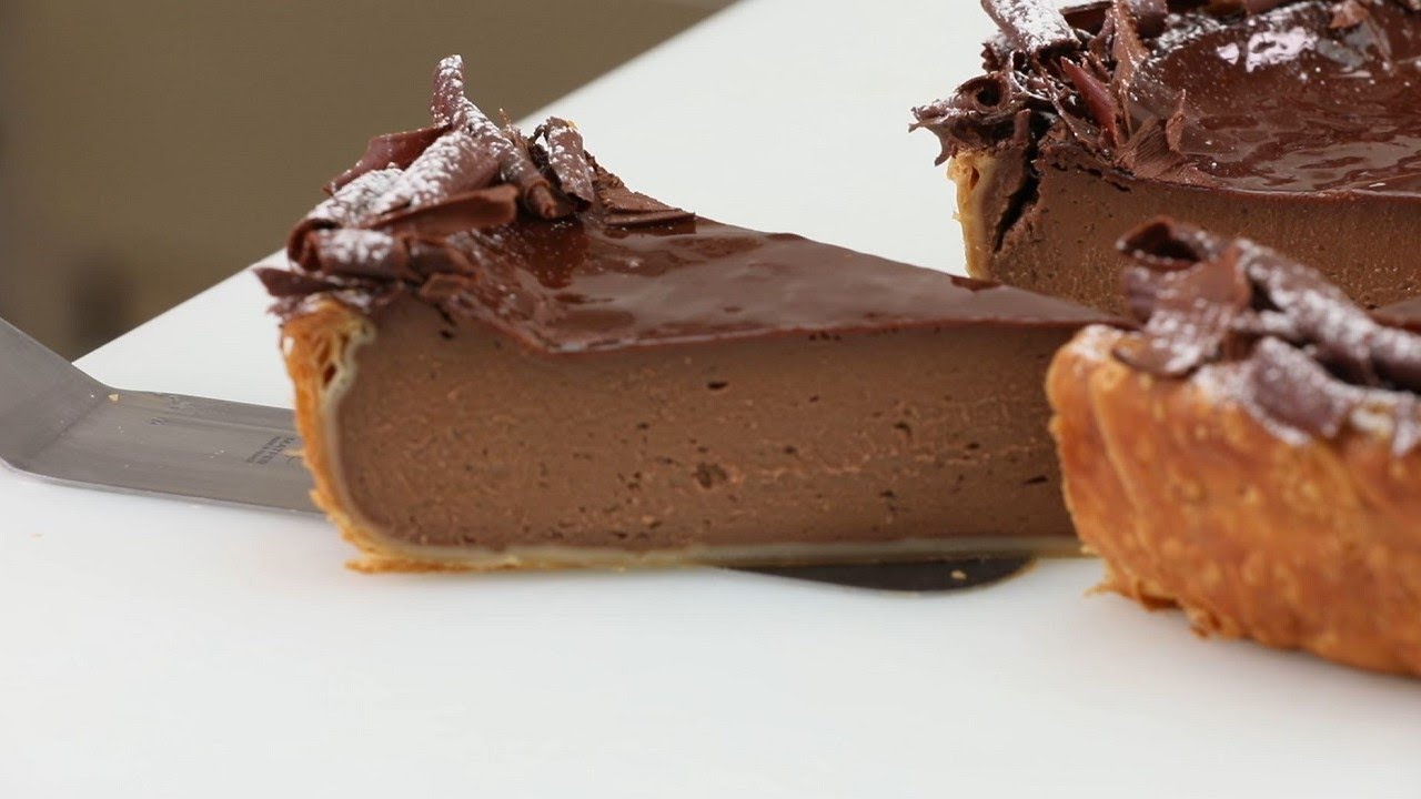 Recette du flan pâtissier au chocolat par Stéphane Glacier (MOF) - ancel - Condifa