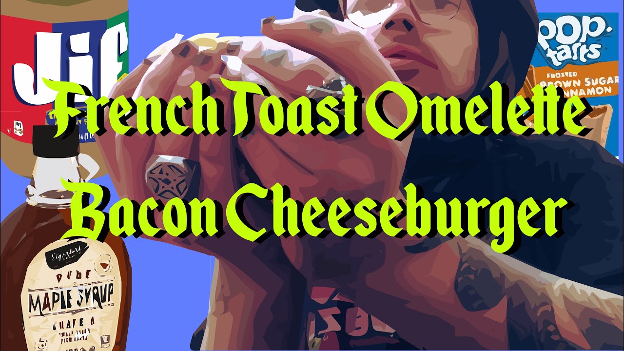 KingCobraJFS Cooking - French Toast Omelette Bacon Cheeseburger