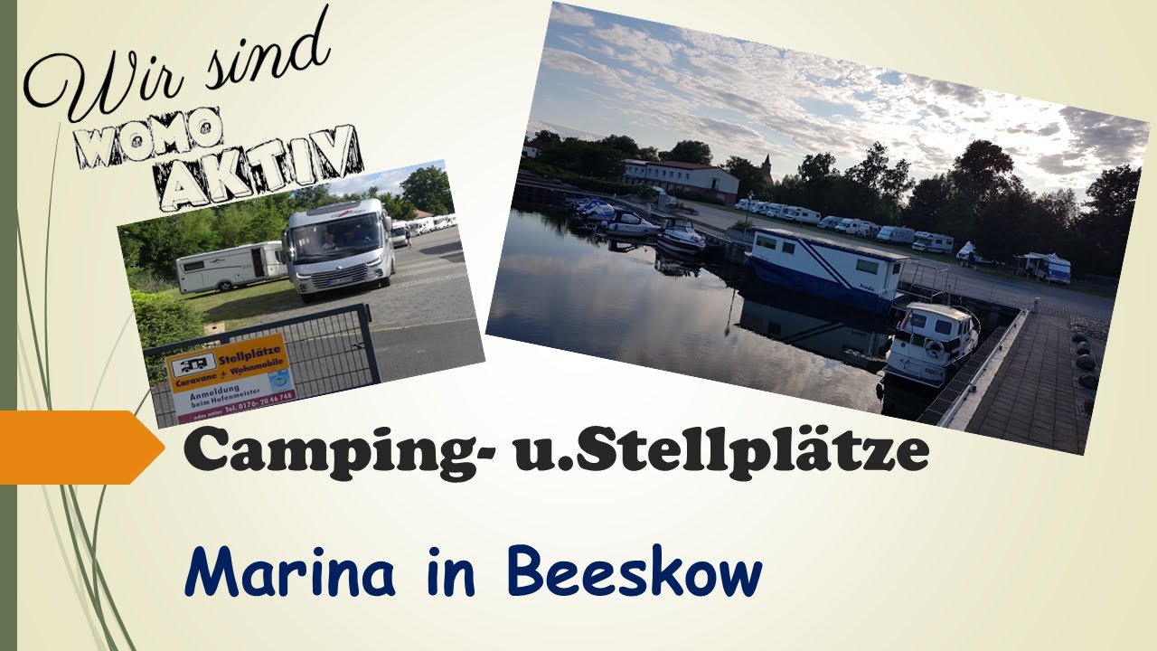 Beeskow Stellplatz an der Marina #camper #campervan #vanlife #wohnmobil #camping #womoaktiv