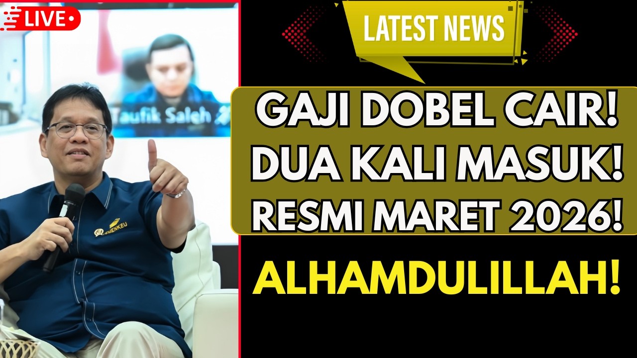 🔥 Gaji Dobel Pensiunan Maret 2026 Resmi Cair! Gaji Pokok + THR Masuk Barengan, Cek Tanggal Pastinya!