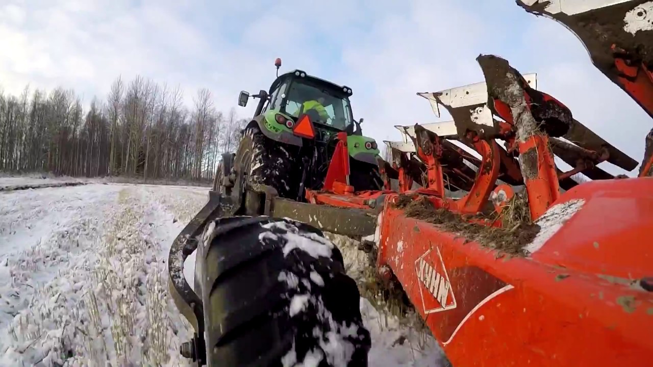 Autumn plowing | Deutz-Fahr 6180ttv & Kuhn Vari-master 123