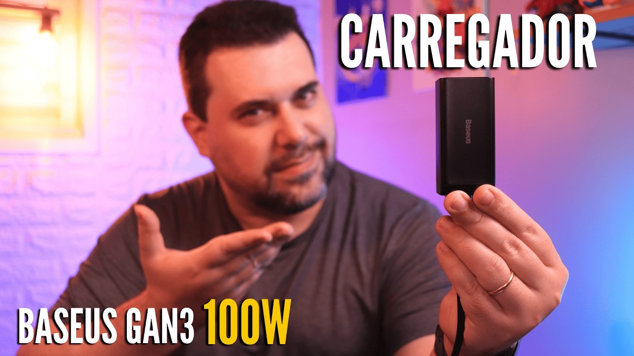 ESSE é o CARREGADOR DEFINITIVO: BASEUS GAN3 100W!