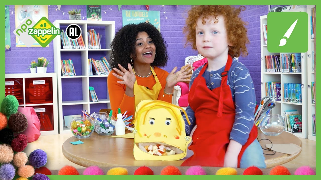 Snoepjespapa of -mama knutselen voor Vaderdag of Moederdag! | OUDERDAG X KNUTSELFEEST | NPO Zappelin